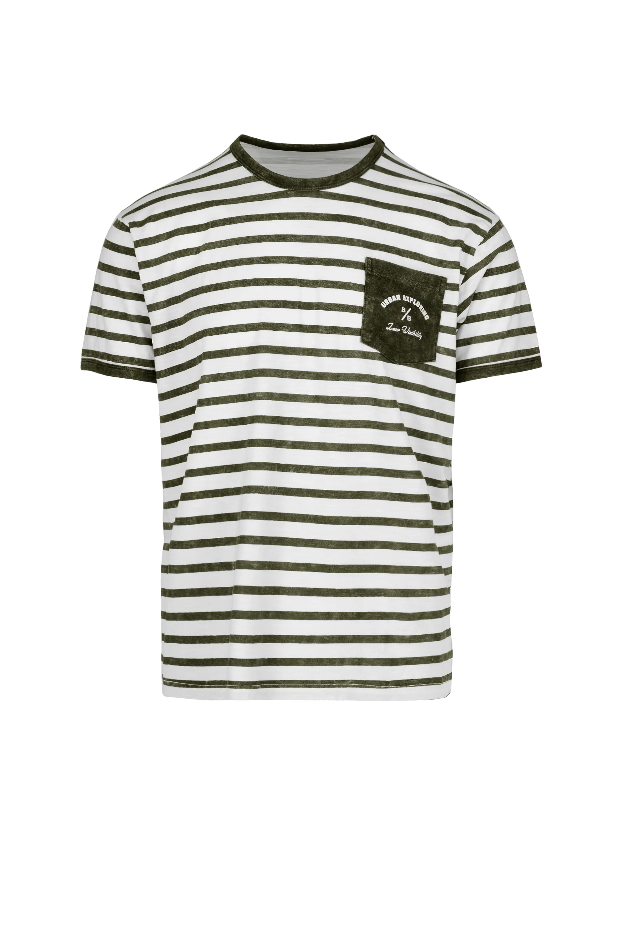 T-shirt girocollo a righe - Image 2