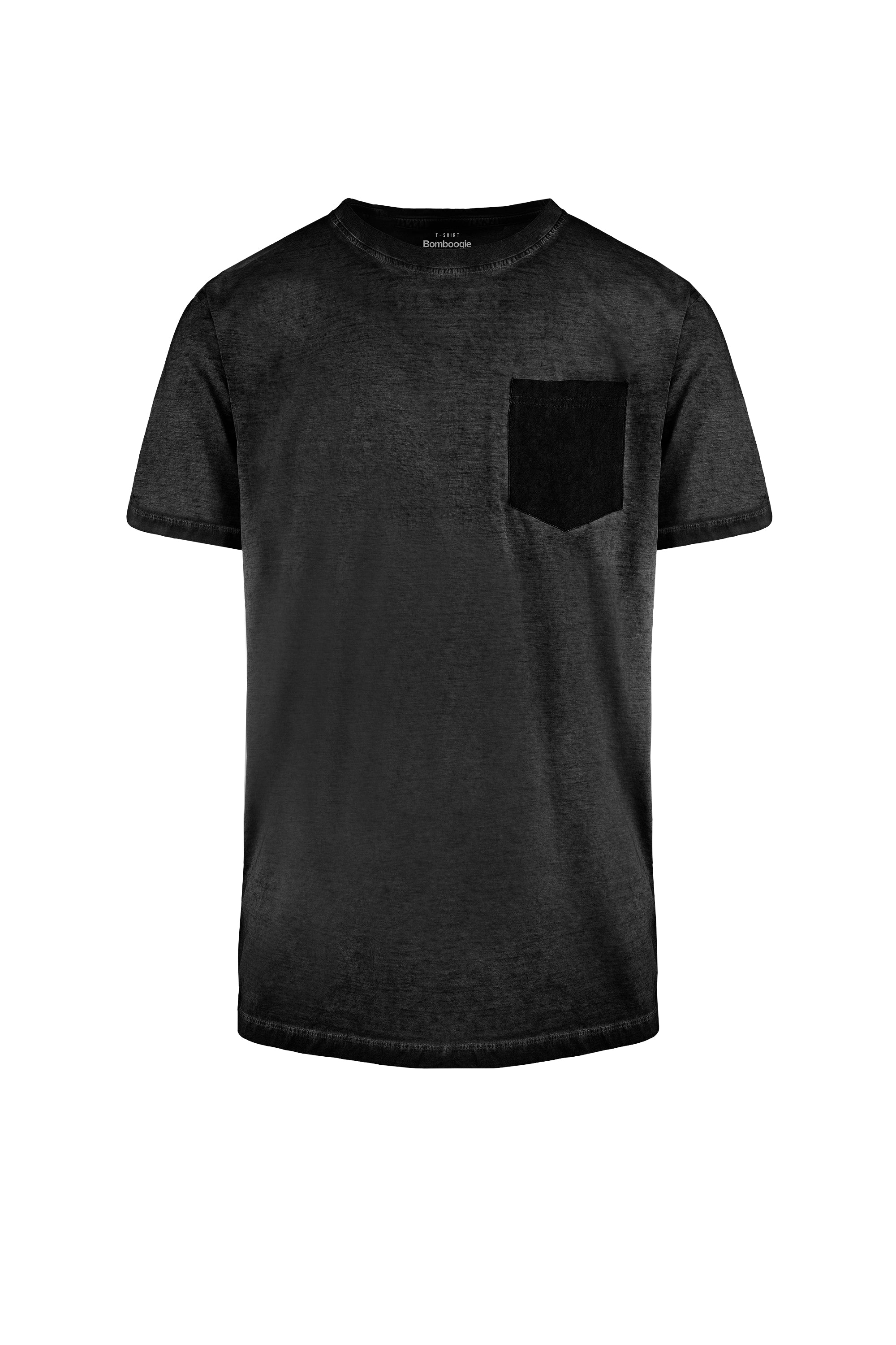 T-shirt girocollo regular fit in cotone