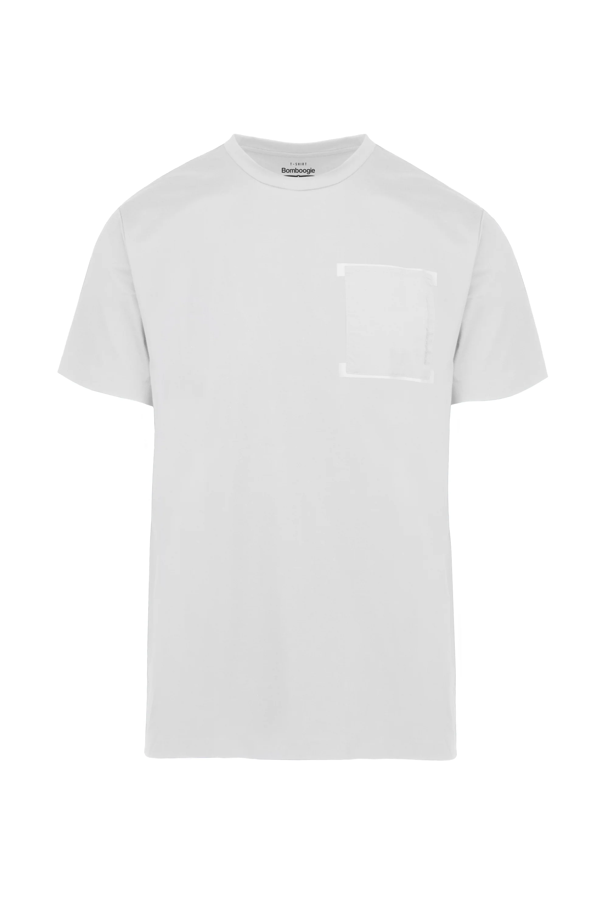 T-shirt in jersey tecnico stretch con taschino