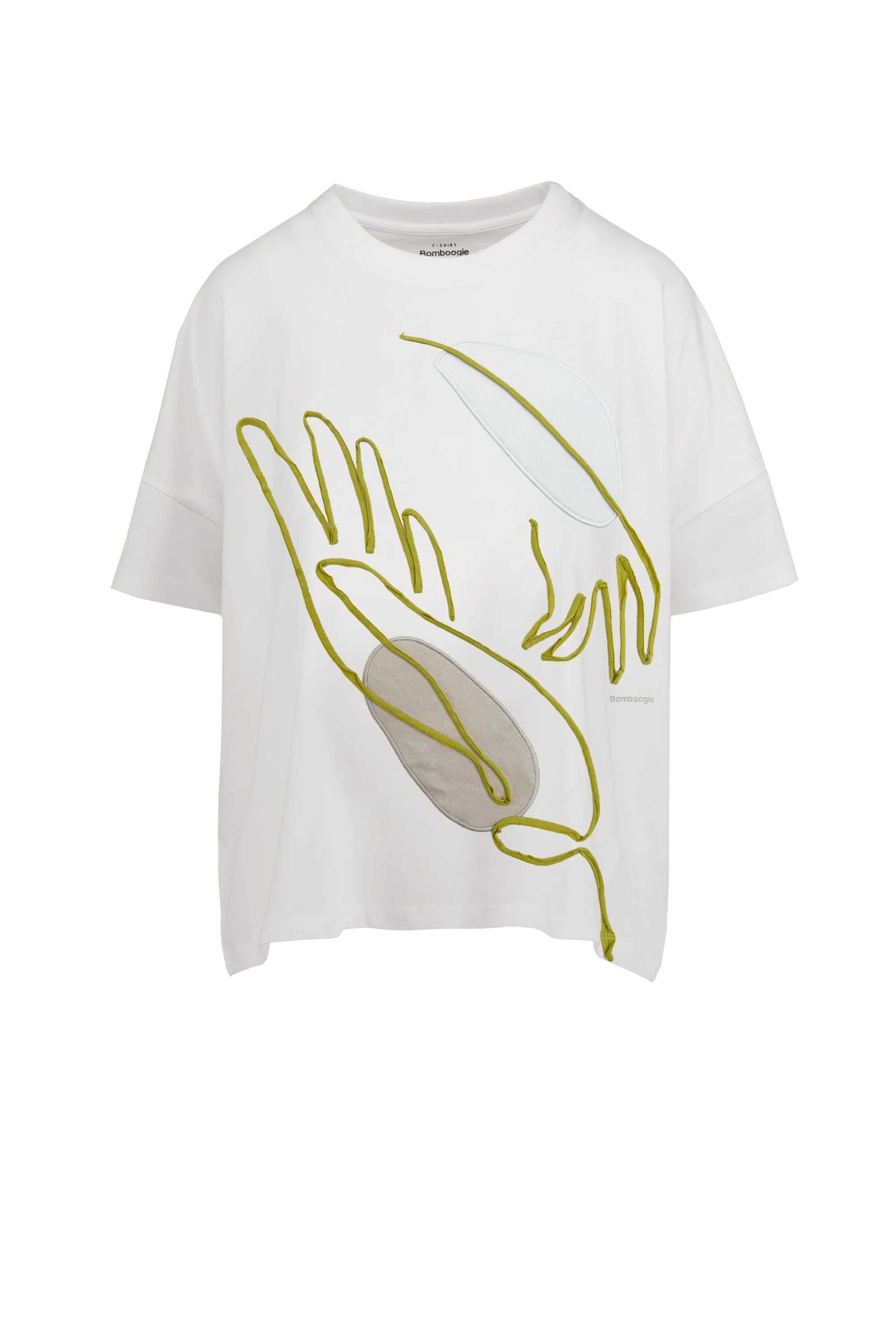 T-shirt oversize in jersey di cotone
