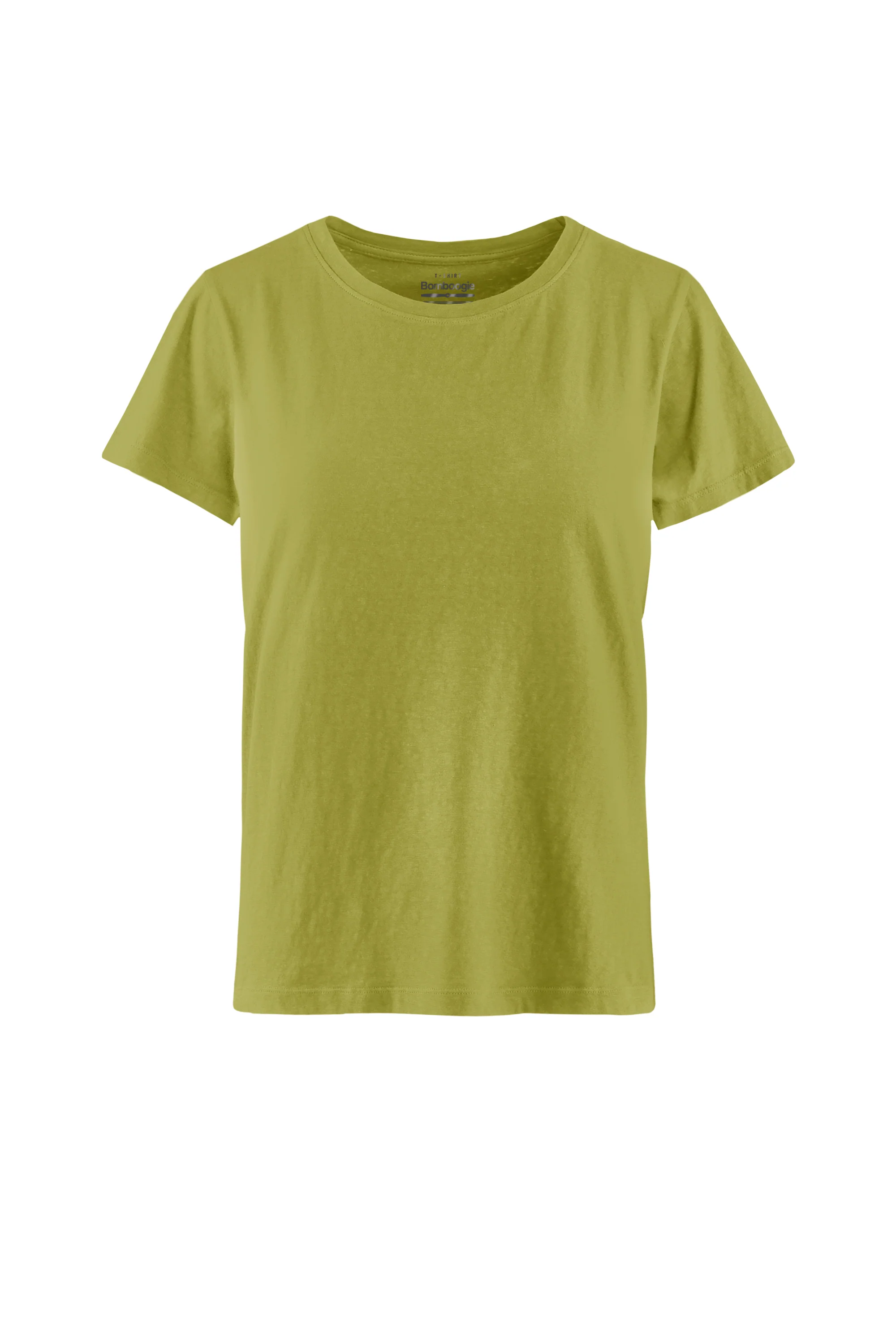 T-shirt regular fit in cotone e lino - Image 7