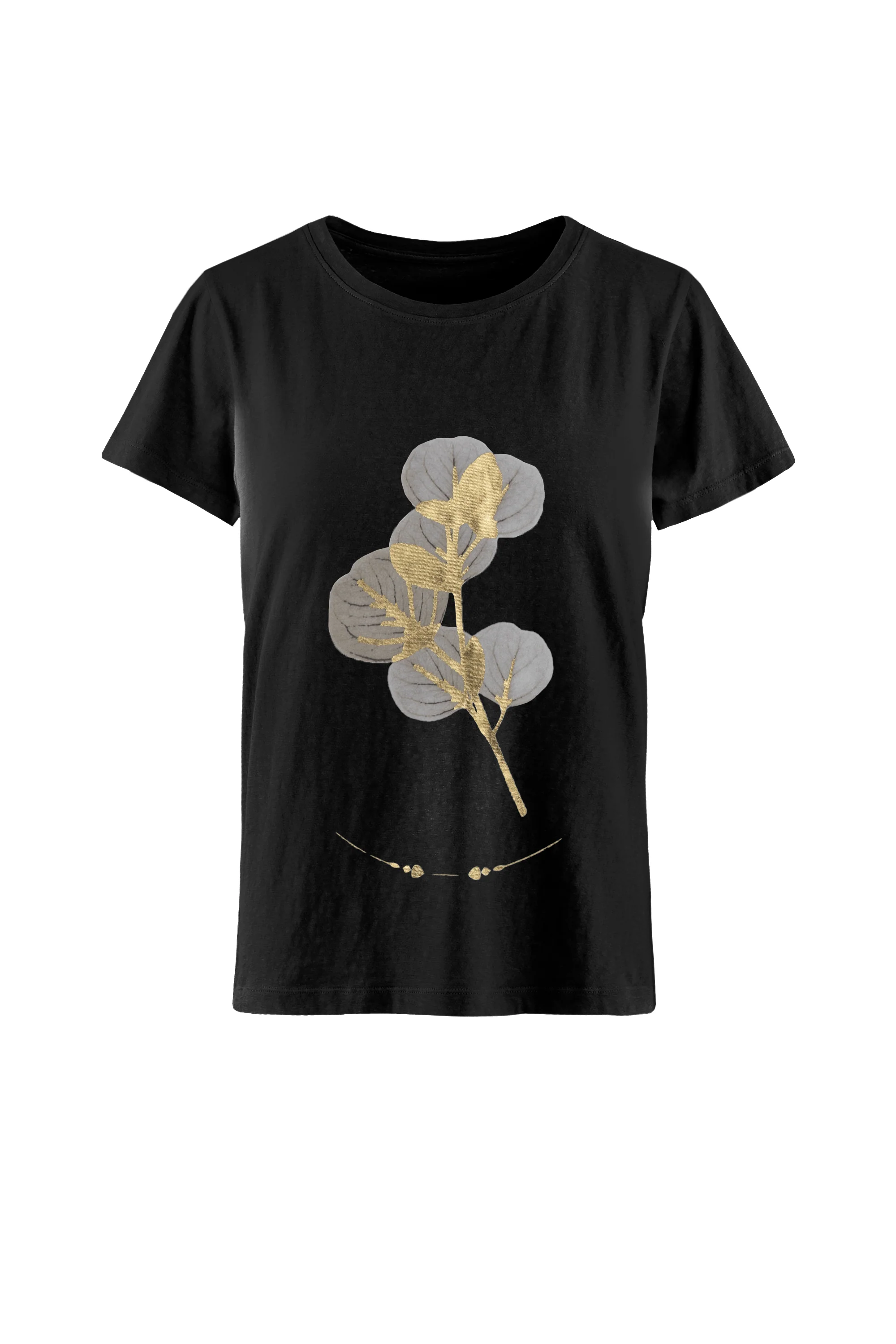 T-shirt slim fit in jersey cotone lino - Image 3