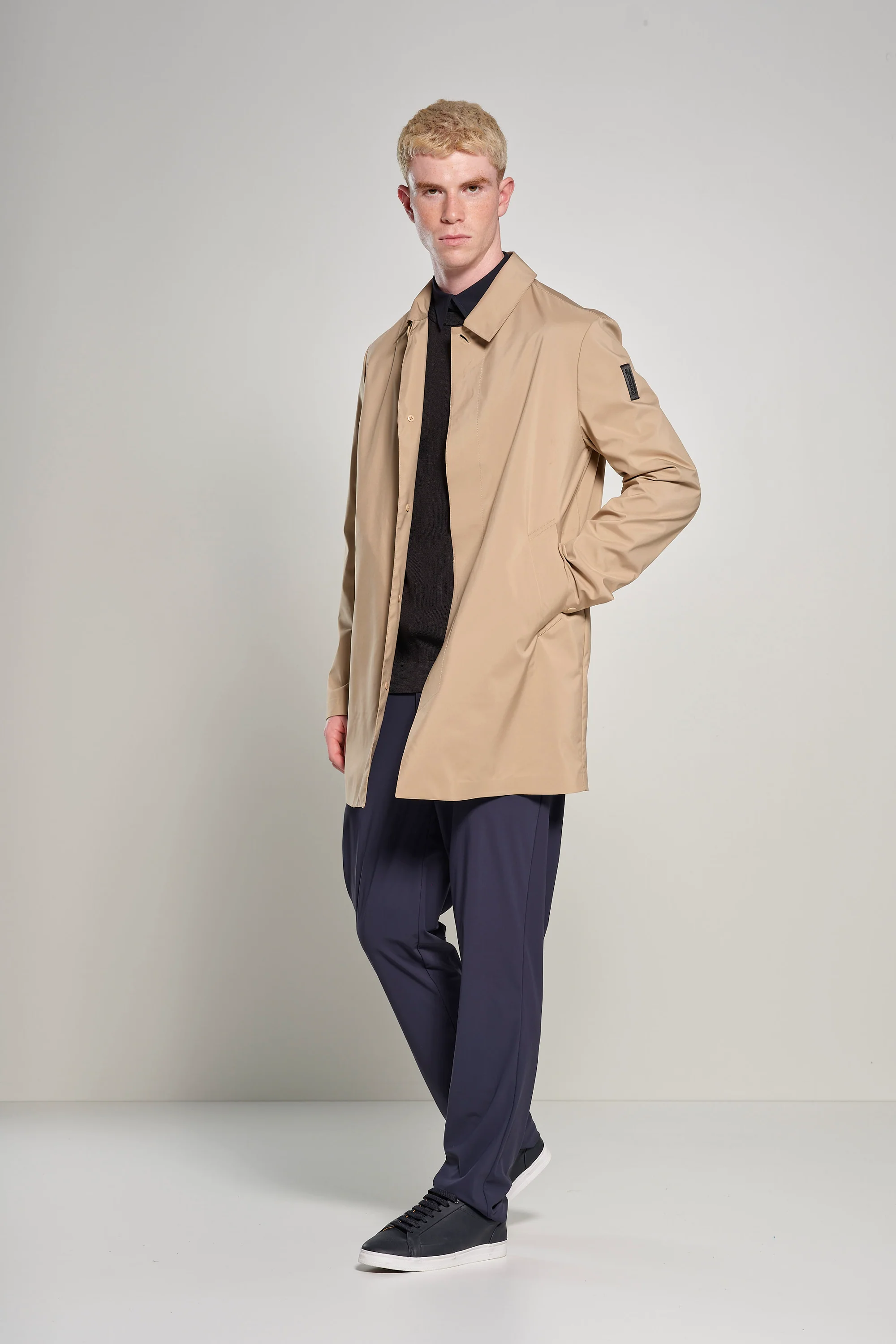 Trench sfoderato con colletto - Image 5